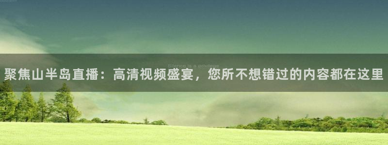聚焦山半岛直播：高清视频盛宴，您所不想错过的内容都在这里